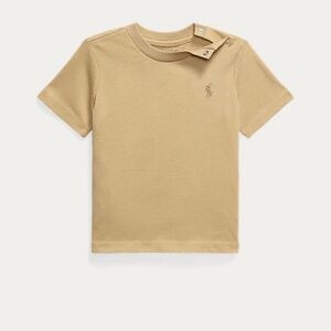 Ralph Lauren Cotton Jersey Crew Neck Tee in Vintage Khaki